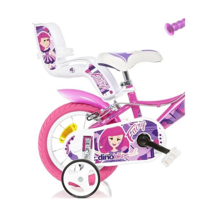 DINO Bikes - Dětské kolo 12" Fairy růžové
