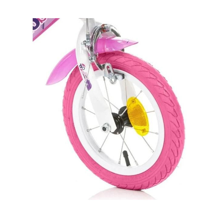 DINO Bikes - Dětské kolo 12" Fairy růžové