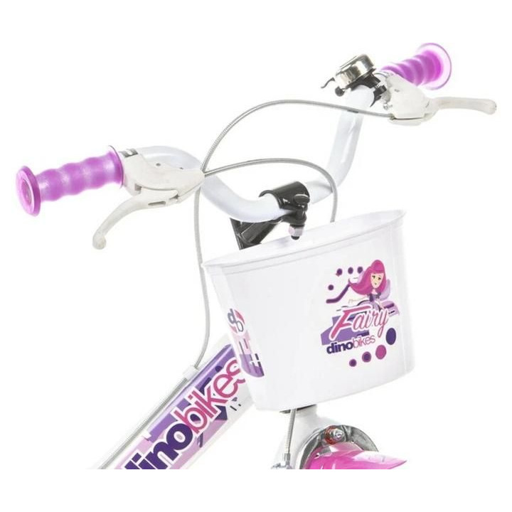 DINO Bikes - Dětské kolo 16" Fairy bílé