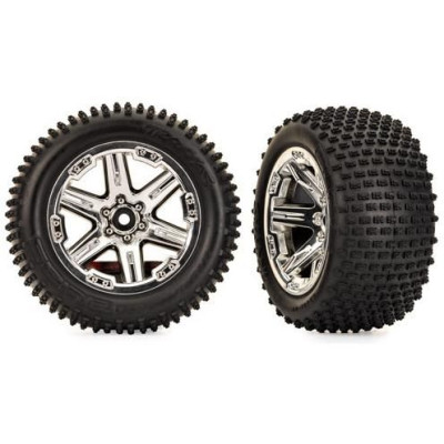 Traxxas kolo 2.8", RXT chromový disk, Alias pneu (2WD elektro zadné) (2)