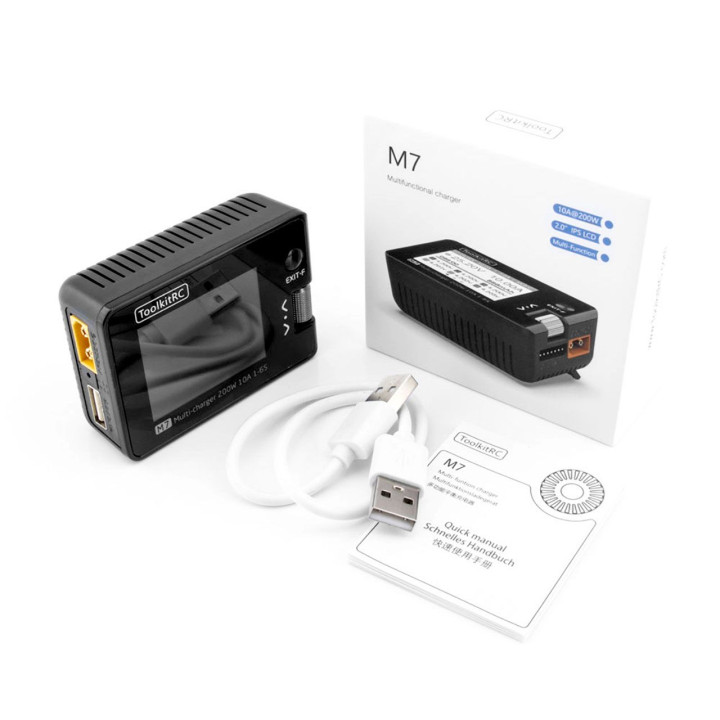 ToolkitRC M7 LiPo 1-6S 10A Charger DC 7-28V