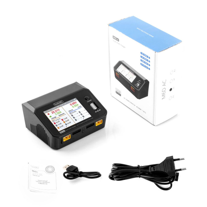 ToolkitRC M6DAC LiPo 1-6S 15A Duo Charger AC/DC