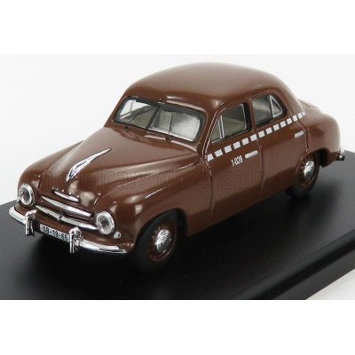 ABREX ŠKODA 1201 TAXI 1956 - BROWN 1/43