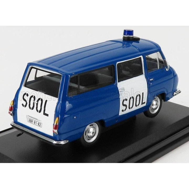 ABREX ŠKODA 1203 MINIBUS SOOL 1974 - BLUE WHITE 1/43