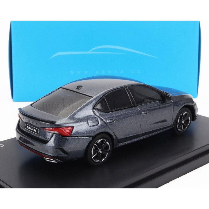ABREX ŠKODA OCTAVIA IV RS 2020 - BLUE GREY MET 1/43