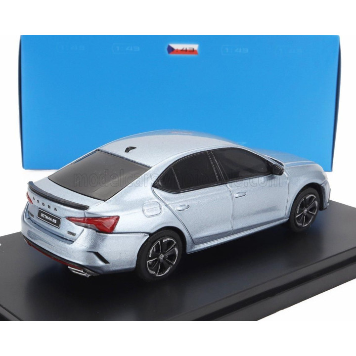 ABREX ŠKODA OCTAVIA IV RS 2020 - LIGHT BLUE MET 1/43