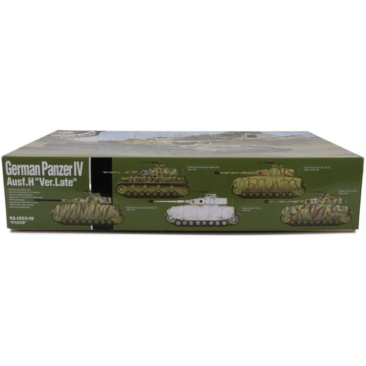 ACADEMY TANK GERMAN PANZER IV AUSF. H LATE VERSION MILITARY 1944 1/35