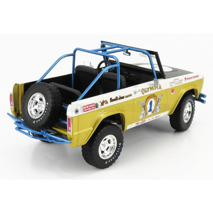 ACME MODELS FORD USA BRONCO N 1 BAJA 1970 - BIG OLY TRIBUTE EDITION - YELLOW MET BLACK 1/18