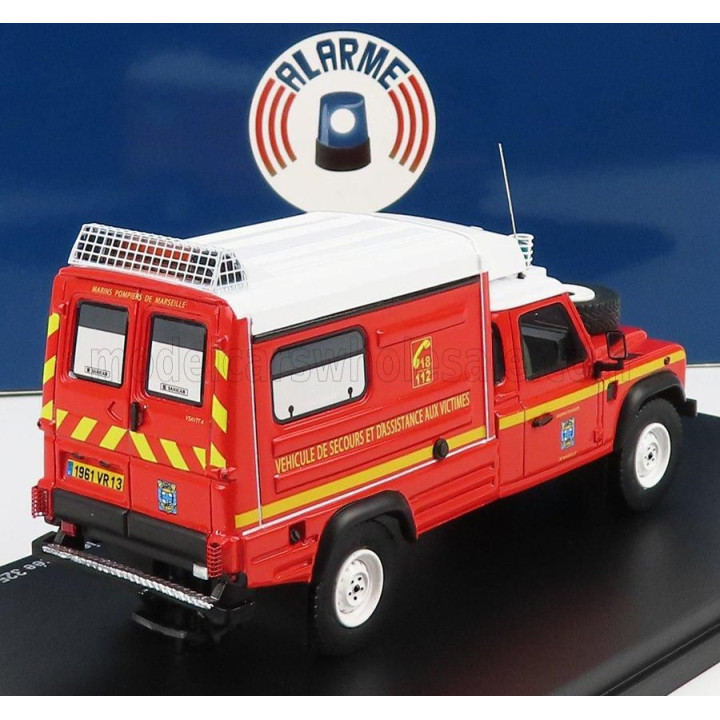 ALARME LAND ROVER DEFENDER 130 PICK-UP CLOSED VSAB TT BMPM SAPEURS POMPIERS VEHICULE DE SECOURS ET D'ASSISTANCE AUX VICTIMES 198