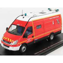 ALERTE IVECO FIAT NEW DAILY 50-18 VAN SDIS 36 SAPEURS POMPIERS PLONGEURS 2019 - RED WHITE 1/43