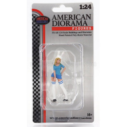 AMERICAN DIORAMA FIGURES COSPLAY GIRL 3 - 2 TONE BLUE 1/24