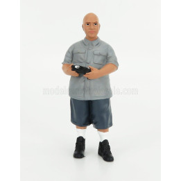 AMERICAN DIORAMA FIGURES MAN - LOWRIDERZ I - 2 TONE GREY 1/18