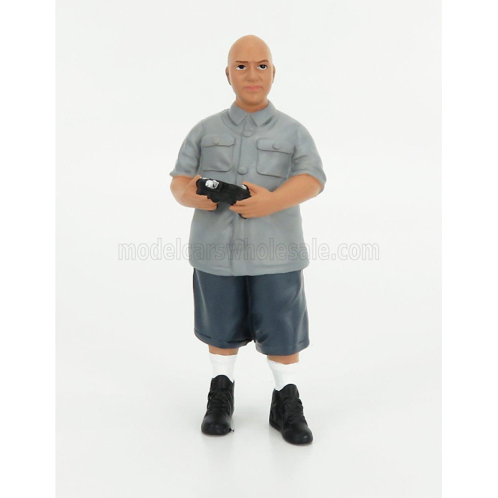AMERICAN DIORAMA FIGURES MAN - LOWRIDERZ I - 2 TONE GREY 1/18