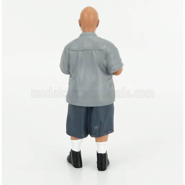 AMERICAN DIORAMA FIGURES MAN - LOWRIDERZ I - 2 TONE GREY 1/18