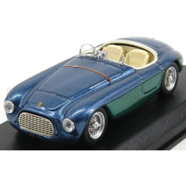 ART MODEL FERRARI 166MM BARCHETTA ch.0064 AVVOCATO GIANNI AGNELLI PERSONAL CAR 1948 - BLUE 1/43