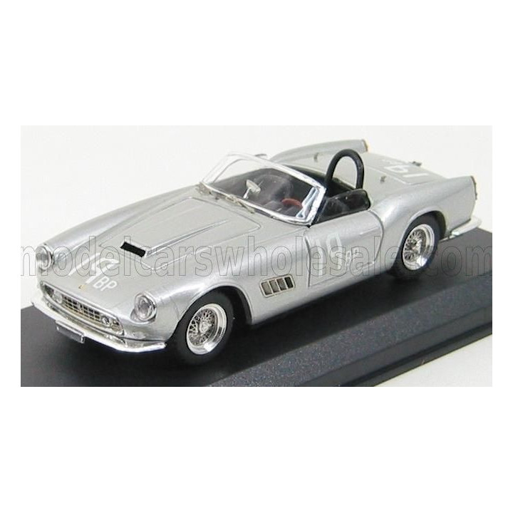ART MODEL FERRARI 250 CALIFORNIA SPIDER N 19 CUMBERLAND 1960 BOB GROSSMAN - SILVER 1/43