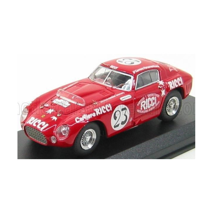 ART MODEL FERRARI 375 MM N 23 RALLY CARRERA PANAMERICANA 1953 RICCI - SALVIATI - RED 1/43