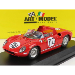 ART MODEL FERRARI 250P  ch.0812  N 110 WINNER 1000 Km NURBURGRING 1963  J.SURTEES - W.MAIRESSE - RED 1/43