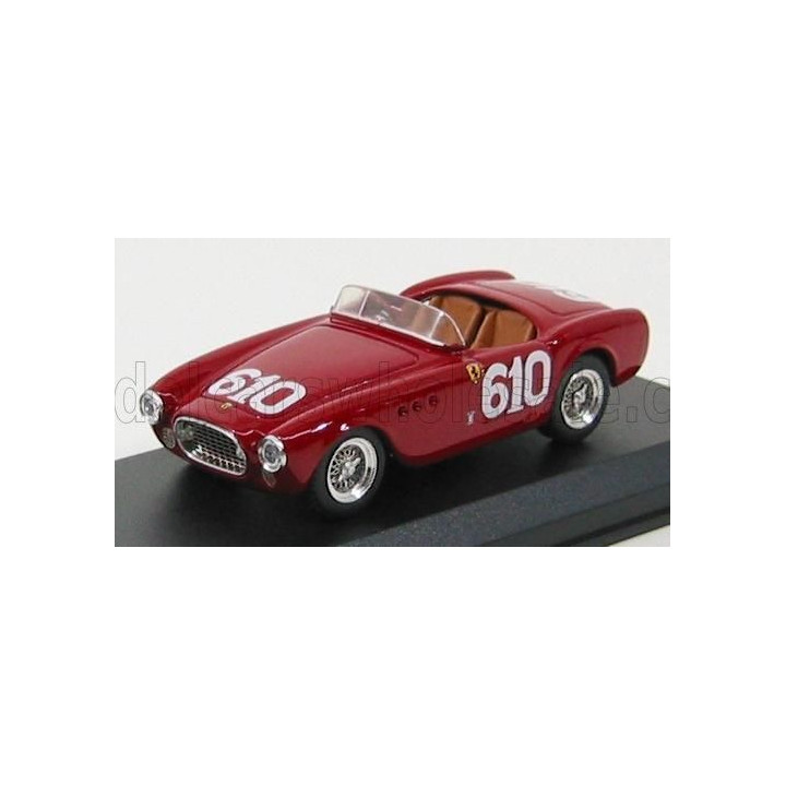 ART MODEL FERRARI 225S SPIDER N 610 MILLE MIGLIA 1951 SCOTTI - CANTINI - RED 1/43