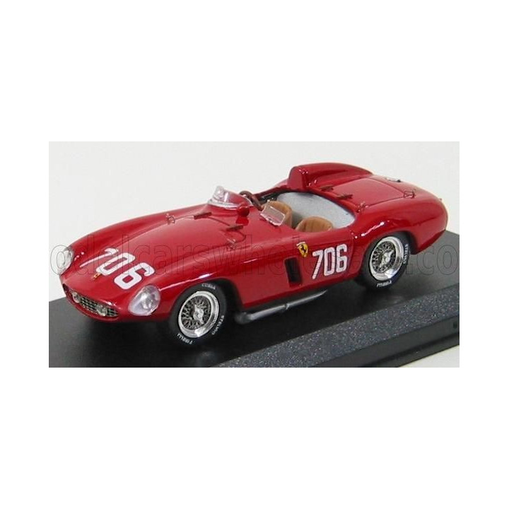 ART MODEL FERRARI 750 MONZA N 706 MILLE MIGLIA 1955 - PROTTI ZANINI - RED 1/43