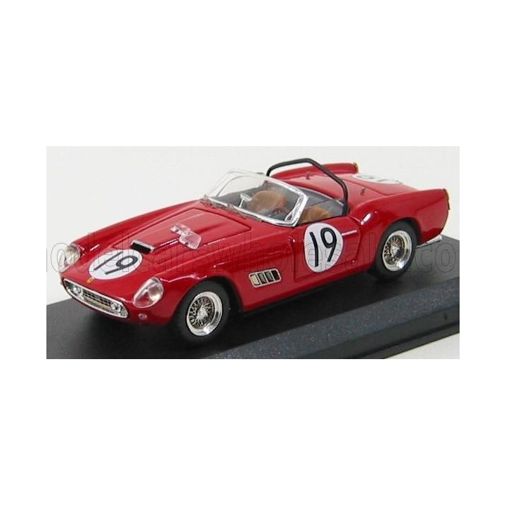 ART MODEL FERRARI 250 GT LWB CALIFORNIA SPIDER ch.1699 N 19 NASSAU 1959 W.VON TRIPS - RED 1/43