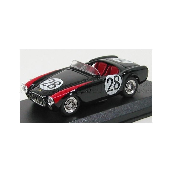 ART MODEL FERRARI 225S N 28 GP PORTOGALLO 1953 VALENTIM - BLACK RED 1/43