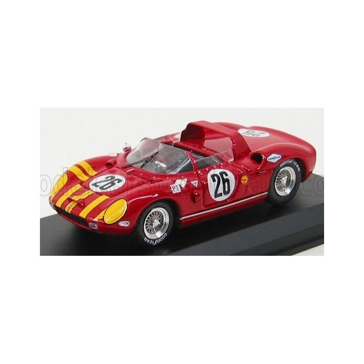 ART MODEL FERRARI 330P N 26 SEBRING 1965 GROSSMAN - HUDSON - RED 1/43
