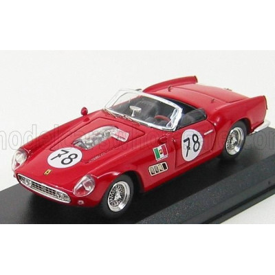 ART MODEL FERRARI 250 CALIFORNIA N 78 NURBURGRING 1960 P.GERINI - RED 1/43