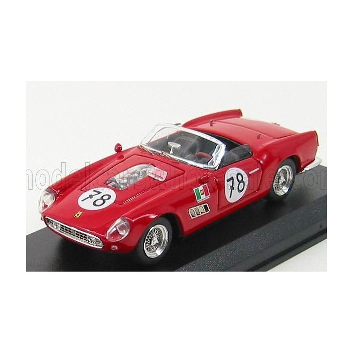 ART MODEL FERRARI 250 CALIFORNIA N 78 NURBURGRING 1960 P.GERINI - RED 1/43