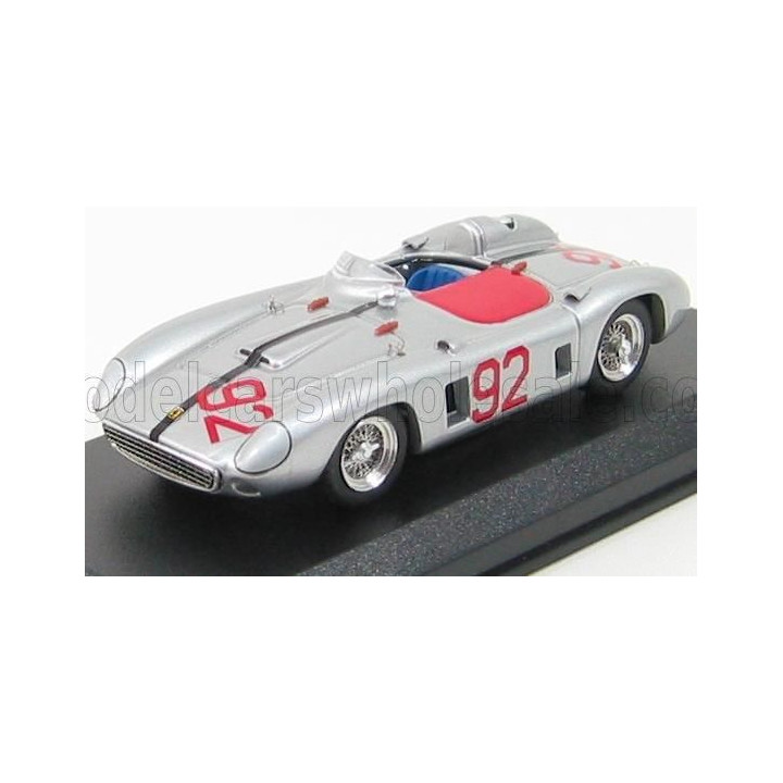 ART MODEL FERRARI 860 MONZA N 92 NASSAU 1959 J.VON NEUMANN - SILVER RED 1/43
