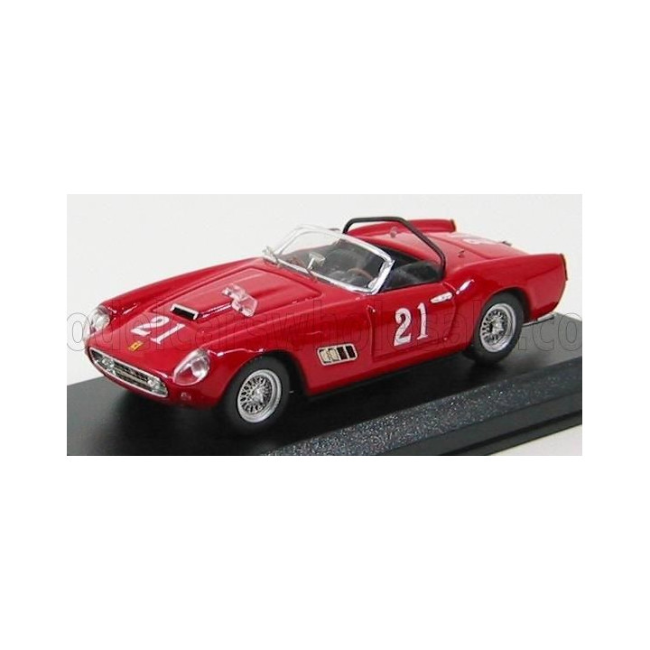 ART MODEL FERRARI 250 GT LWB CALIFORNIA SPIDER ch.1699 N 21 NASSAU 1960 W.VON TRIPS - RED 1/43