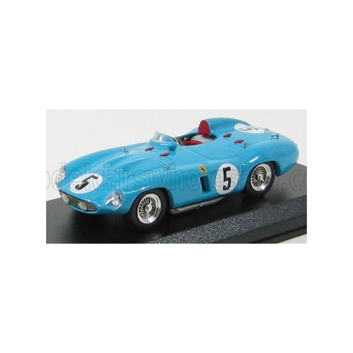 ART MODEL FERRARI 750 MONZA SPIDER N 5 1000km PARIGI 1956 PICARD - TRINTIGNANT - LIGHT BLUE 1/43