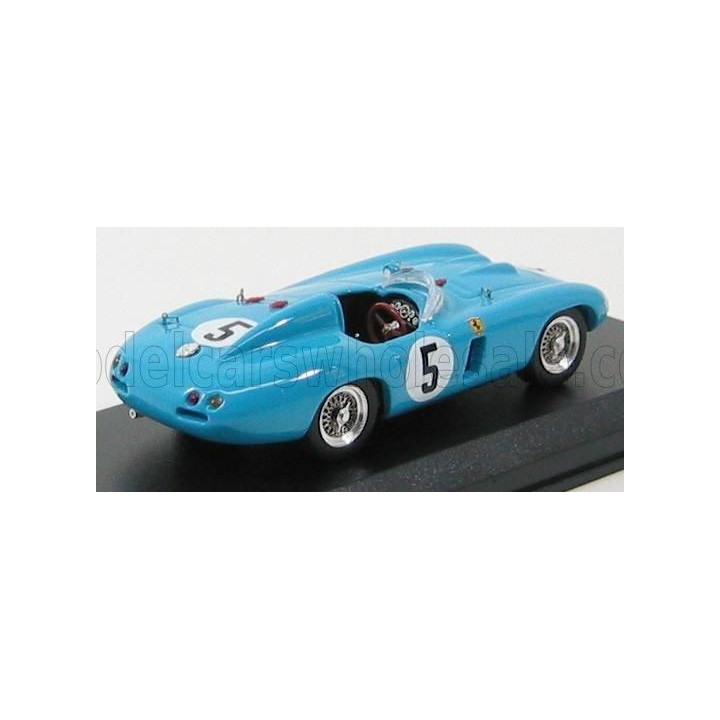 ART MODEL FERRARI 750 MONZA SPIDER N 5 1000km PARIGI 1956 PICARD - TRINTIGNANT - LIGHT BLUE 1/43