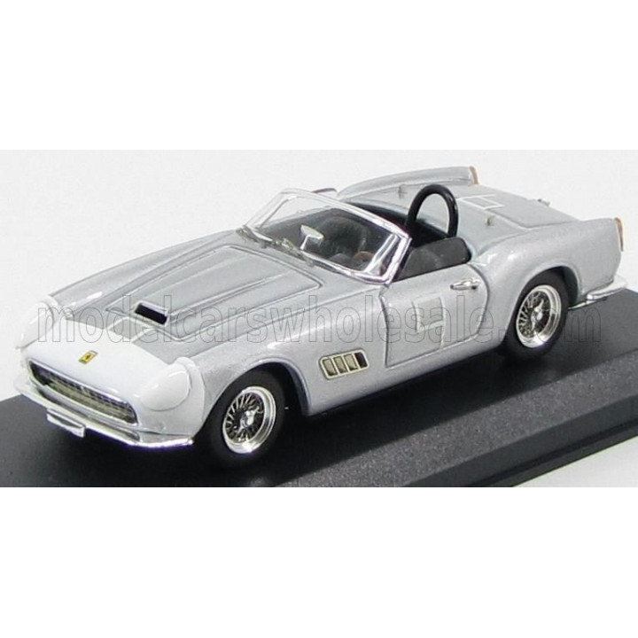 ART MODEL FERRARI 250 CALIFORNIA SPIDER N 9 LIME ROCK 1959 B.GROSSMAN - SILVER WHITE 1/43