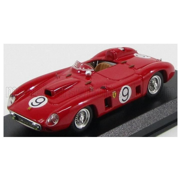 ART MODEL FERRARI 290MM SPIDER N 9 GP SPA 1957 M.GREGORY - RED 1/43