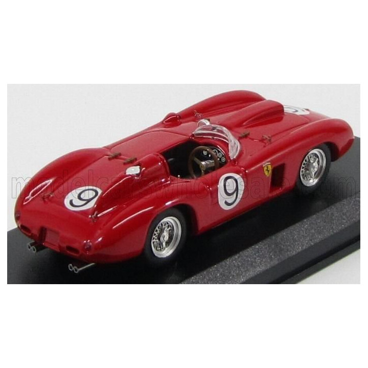 ART MODEL FERRARI 290MM SPIDER N 9 GP SPA 1957 M.GREGORY - RED 1/43