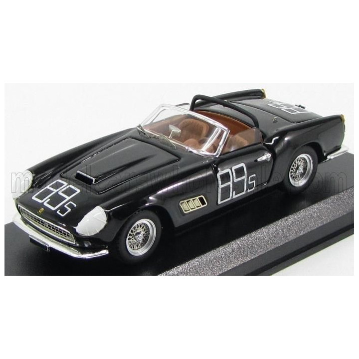 ART MODEL FERRARI 250 CALIFORNIA SPIDER N 89s SCCA CUMBERLAND 1960 P.MION - BLACK 1/43