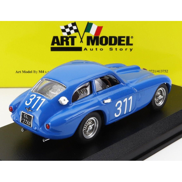 ART MODEL FERRARI 166MM BERLINETTA N 311 GIRO DI SICILIA 1953 CORNACCHIA - FRIGERIO - BLUE 1/43