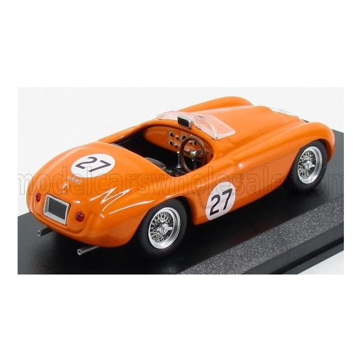 ART MODEL FERRARI 166 BARCHETTA SPIDER N 27 WINNER ZANDVOORT 1950 H.ROOSDORP - ORANGE 1/43