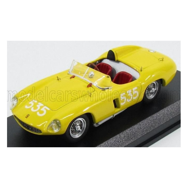 ART MODEL FERRARI 500 MONDIAL SPIDER N 535 MILLE MIGLIA 1956 G.CASAROTTO - YELLOW 1/43