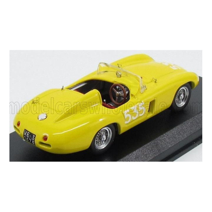 ART MODEL FERRARI 500 MONDIAL SPIDER N 535 MILLE MIGLIA 1956 G.CASAROTTO - YELLOW 1/43