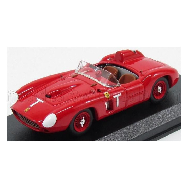 ART MODEL FERRARI 290S SPIDER ch.0646 N T TEST CAR TARGA FLORIO 1958 L.MUSSO - RED 1/43