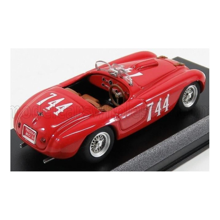 ART MODEL FERRARI 195S BARCHETTA SPIDER ch.0060 N 744 WINNER GIRO DELLA CALABRIA 1950 SERAFINI - SALAMI - RED 1/43