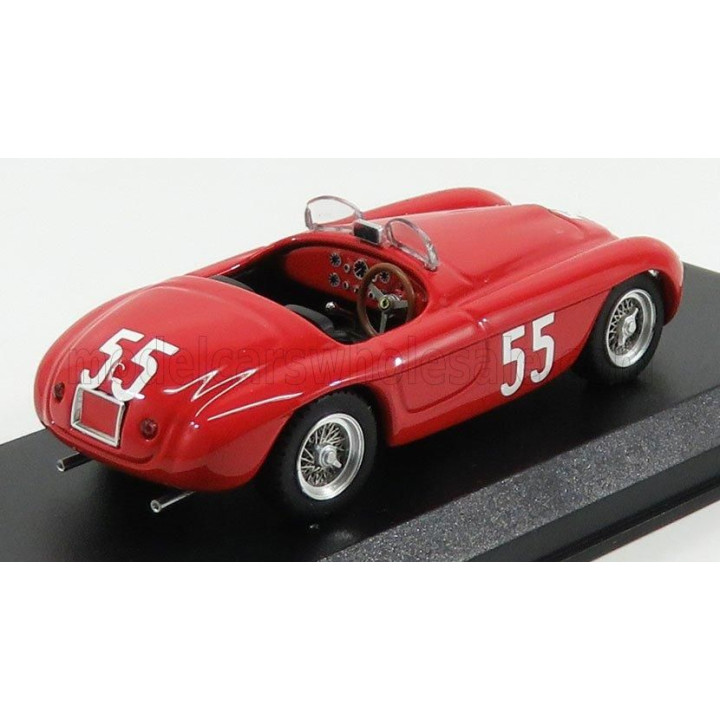ART MODEL FERRARI 166MM BARCHETTA ch.0010 2nd 6h SEBRINBG 1950 KIMBERLY - LEWIS - RED 1/43