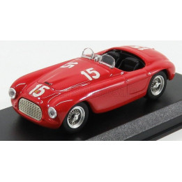 ART MODEL FERRARI 166MM BARCHETTA ch.0016 N 15 WINNER LUXEMBURG GP 1949 L.VILLORESI - RED 1/43