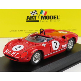 ART MODEL FERRARI 275P NART ch.0812 SPIDER N 2 CANADA GP 1964 W.HANSGEN - RED 1/43