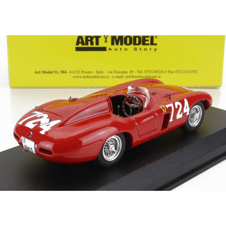 ART MODEL FERRARI 750 MONZA SPIDER N 724 MILLE MIGLIA 1955 SERGIO SIGHINOLFI - RED 1/43