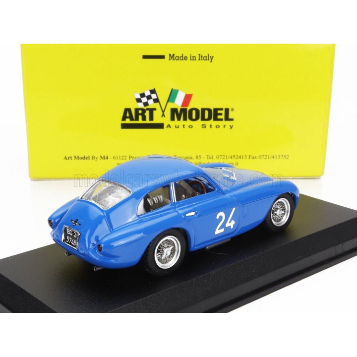 ART MODEL FERRARI 195S 2.3L V12 TOURING BERLINETTA N 24 WINNER COPPA INTER-EUROPA MONZA 1953 GIULIO MUSITELLI - BLUE 1/43