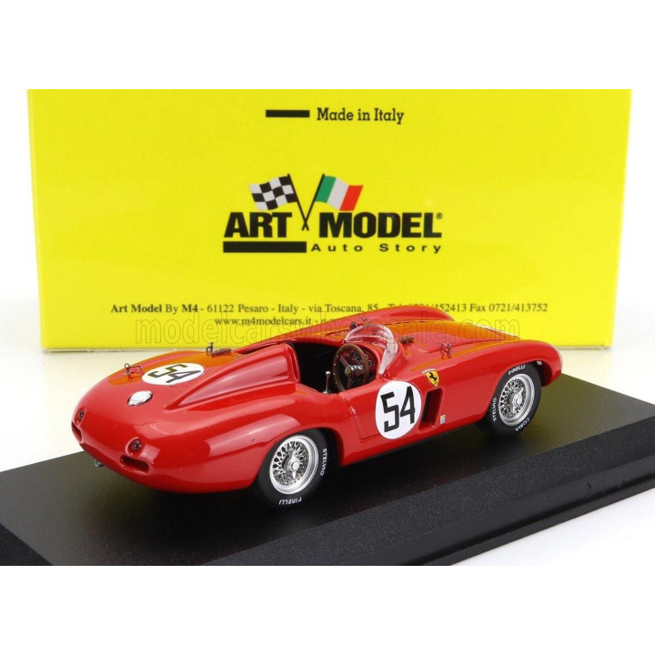 ART MODEL FERRARI 750 MONZA SPIDER N 54 WINNER TUNISI GP 1955 LUIGI PIOTTI - RED 1/43