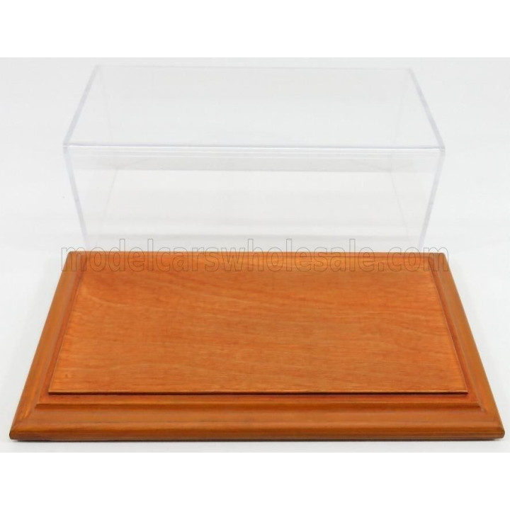 ATLANTIC VETRINA DISPLAY BOX AICHI BASE IN LEGNO - WOOD CHERRY BASE - Lungh.LENGHT cm 23 X Largh.WIDTH cm 12 X Alt.HEIGHT cm 8.5